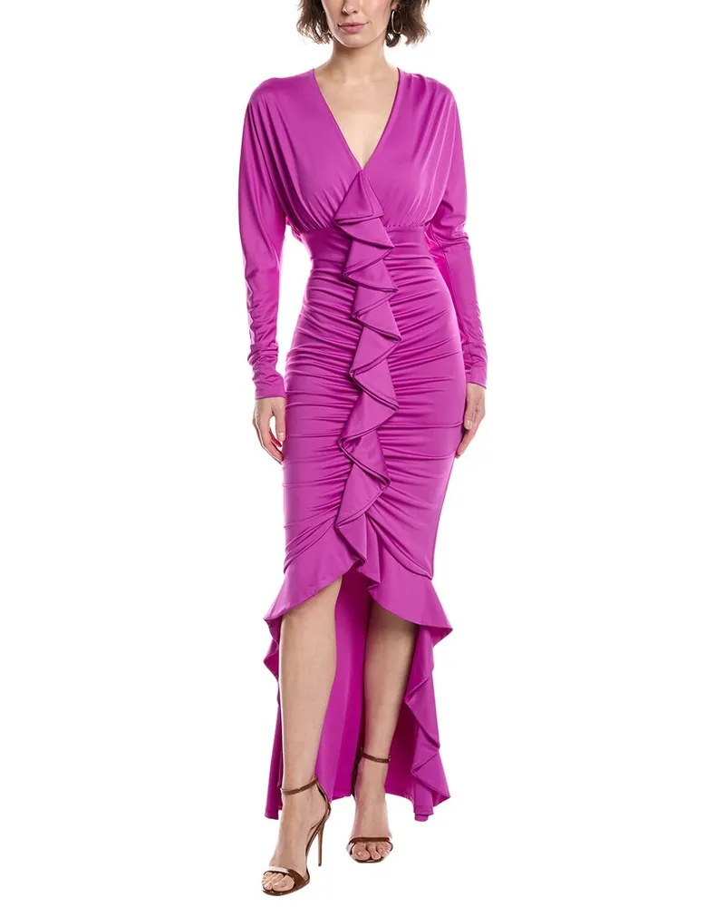 Black Halo Sweeney Maxi Dress Purple