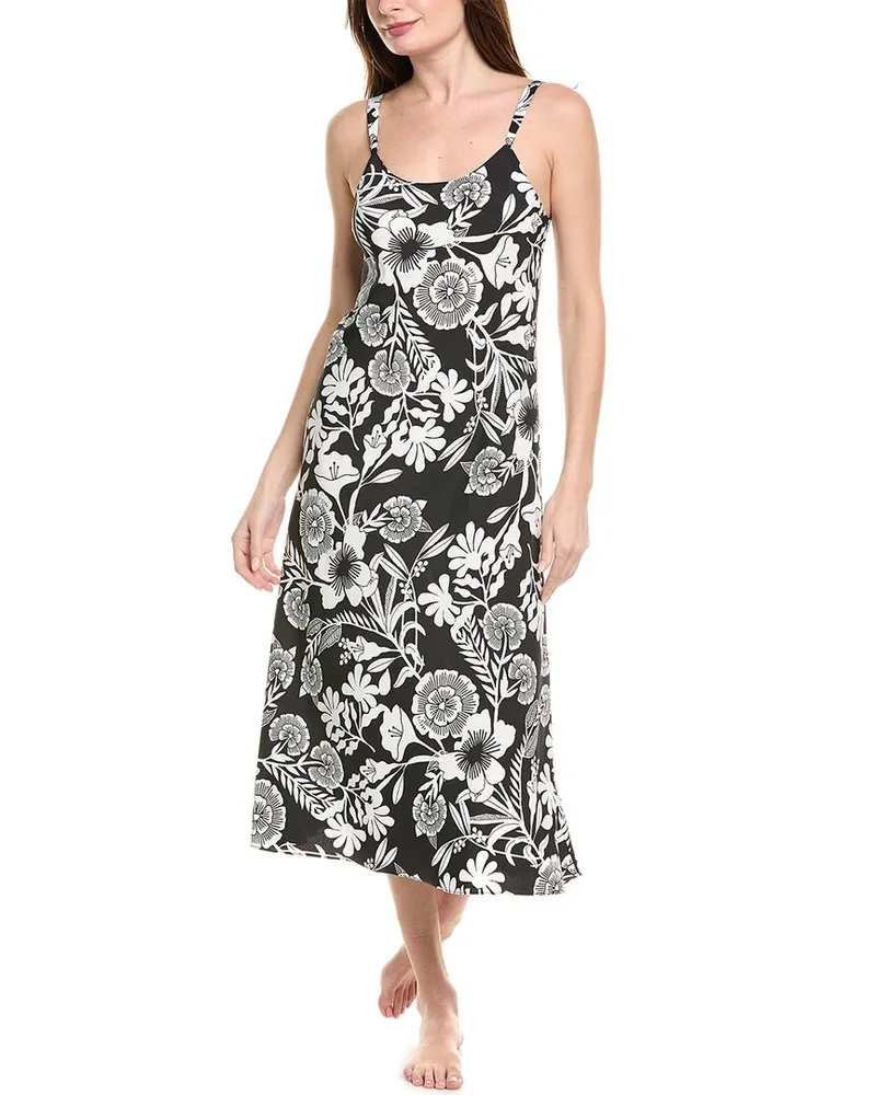 NATORI Botanica Nightgown Black