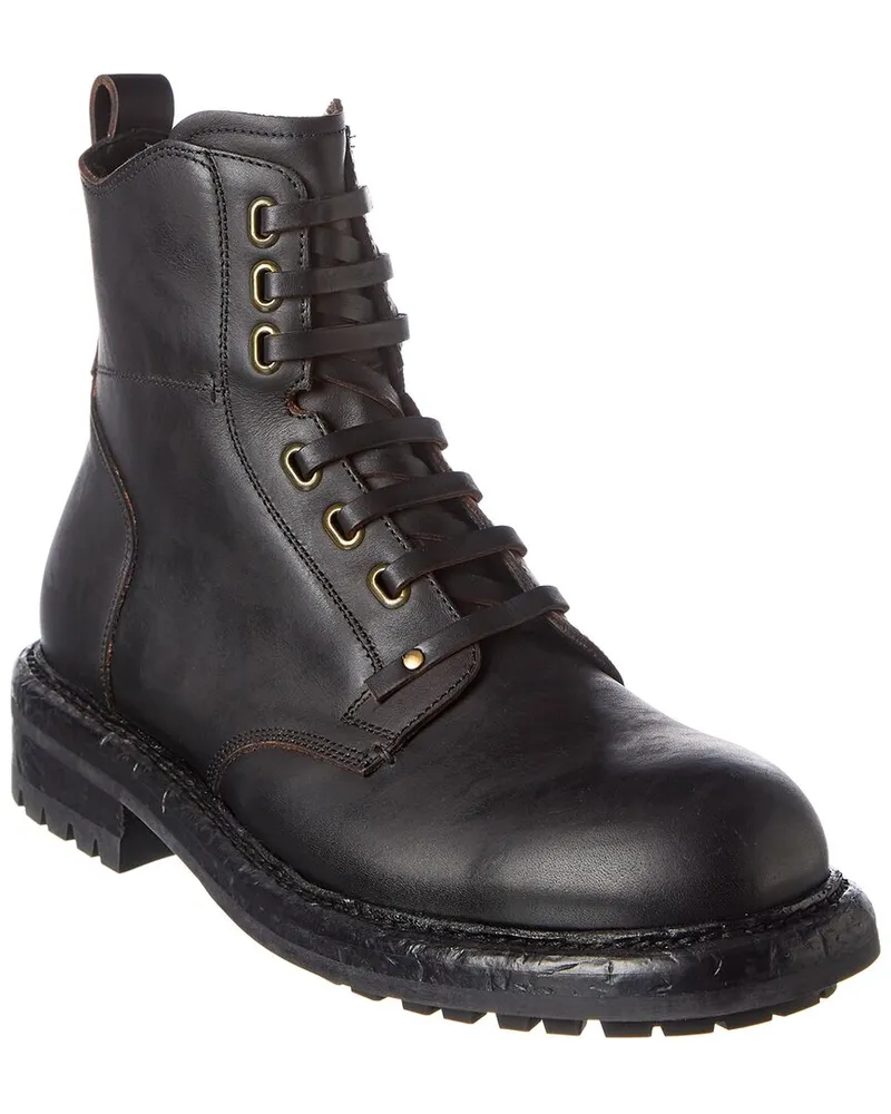 Dolce & Gabbana Bernini Leather Boot Black
