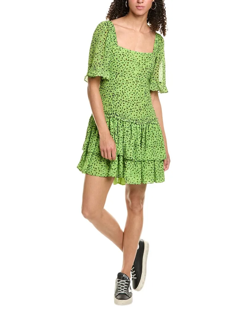 Ganni Cinched Front Midi Dress Nocolor