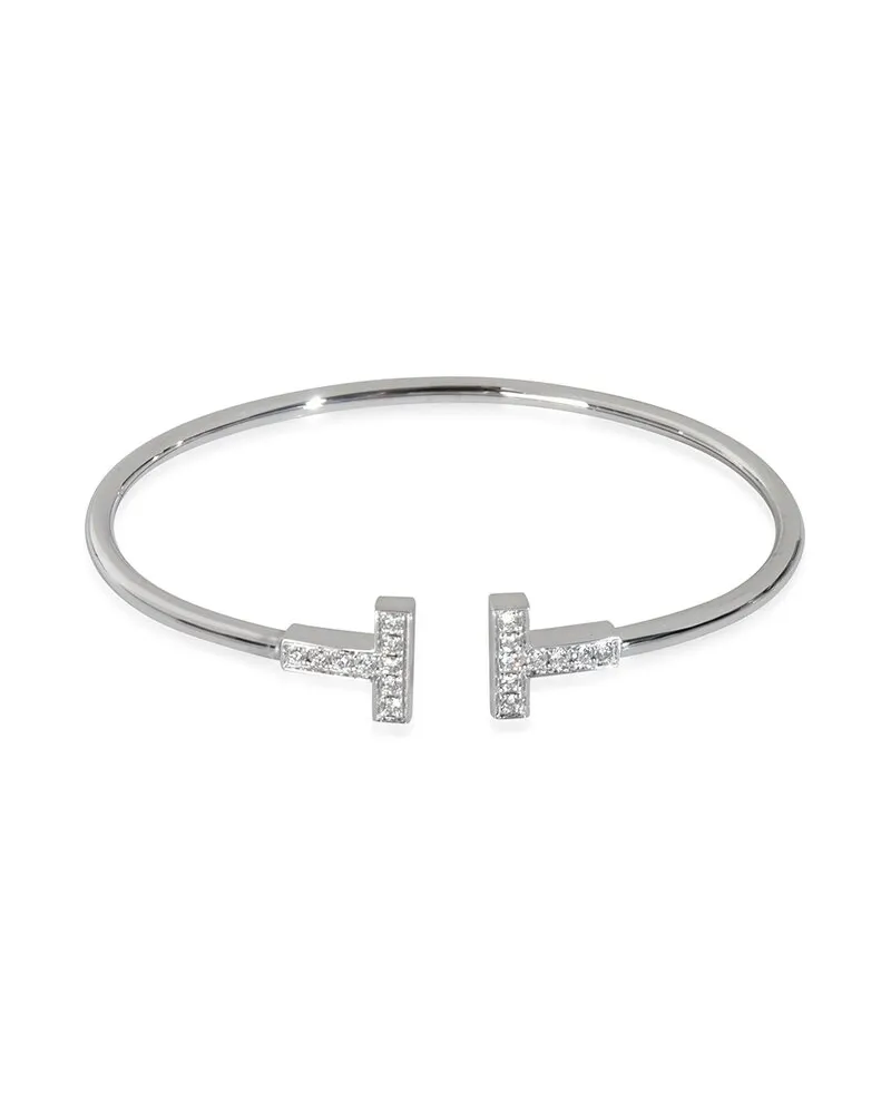 Tiffany & Co. Tiffany T Wire 18K 0.48 ct. tw. Diamond Bracelet (Authentic Pre-Loved Nocolor