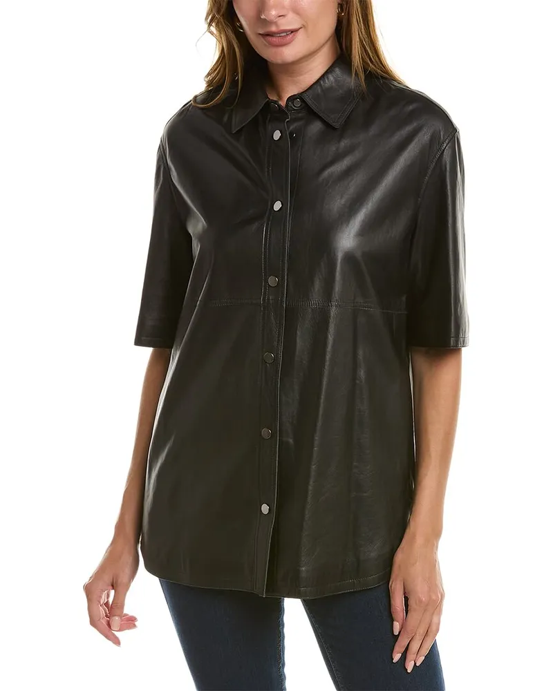 Brunello Cucinelli Leather Shirt Nocolor