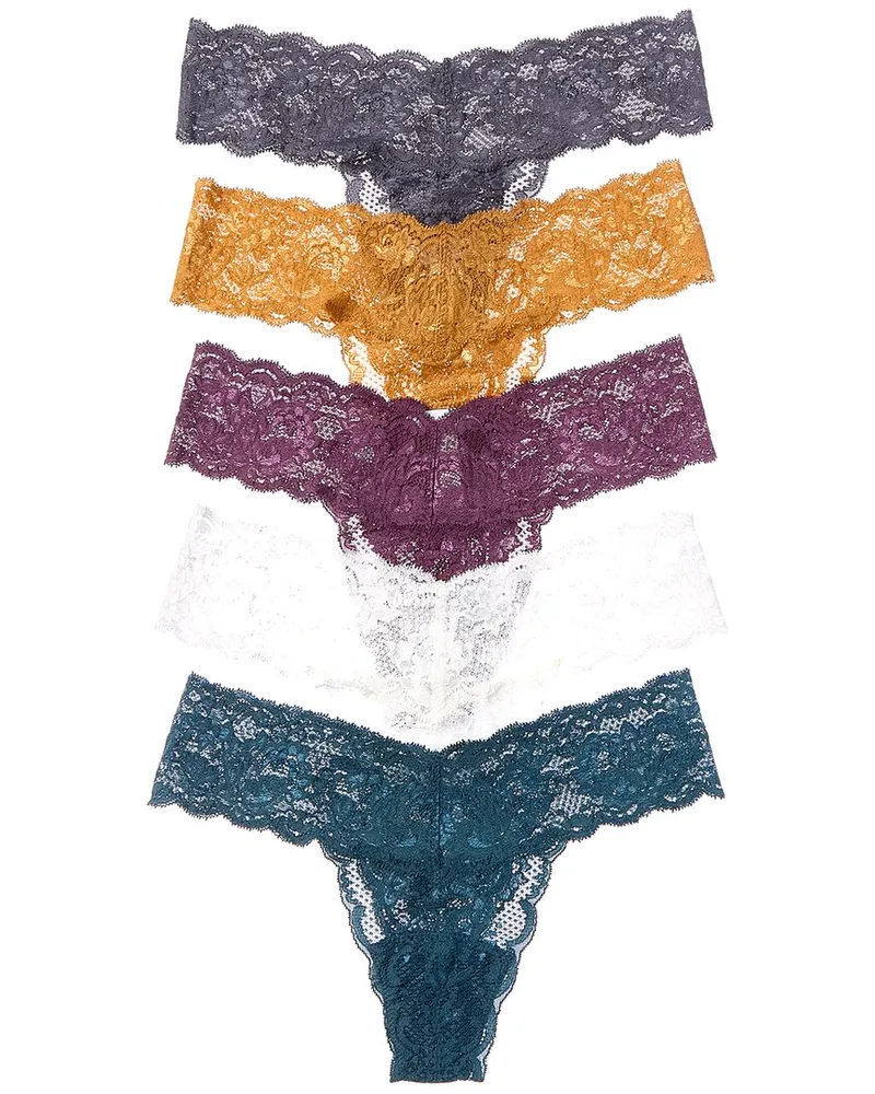 Cosabella 5pk Never Say Never Lowrider Thong Nocolor