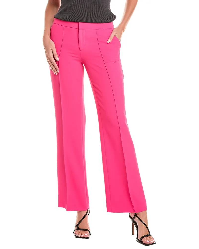 Karl Lagerfeld Wide Leg Suiting Pant Pink