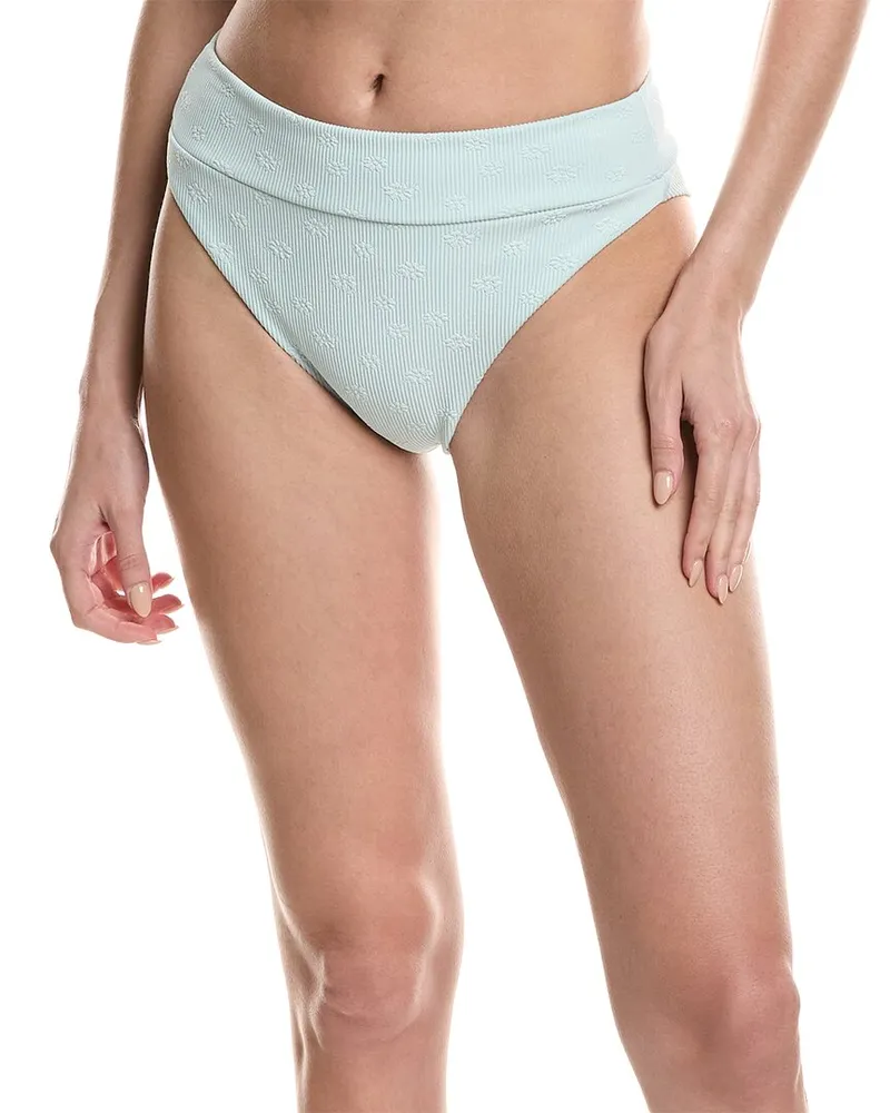 RVCA Maisey High-Rise Cheeky Bottom Blue
