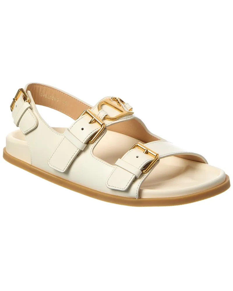 Valentino Garavani VLogo Leather Sandal Nocolor