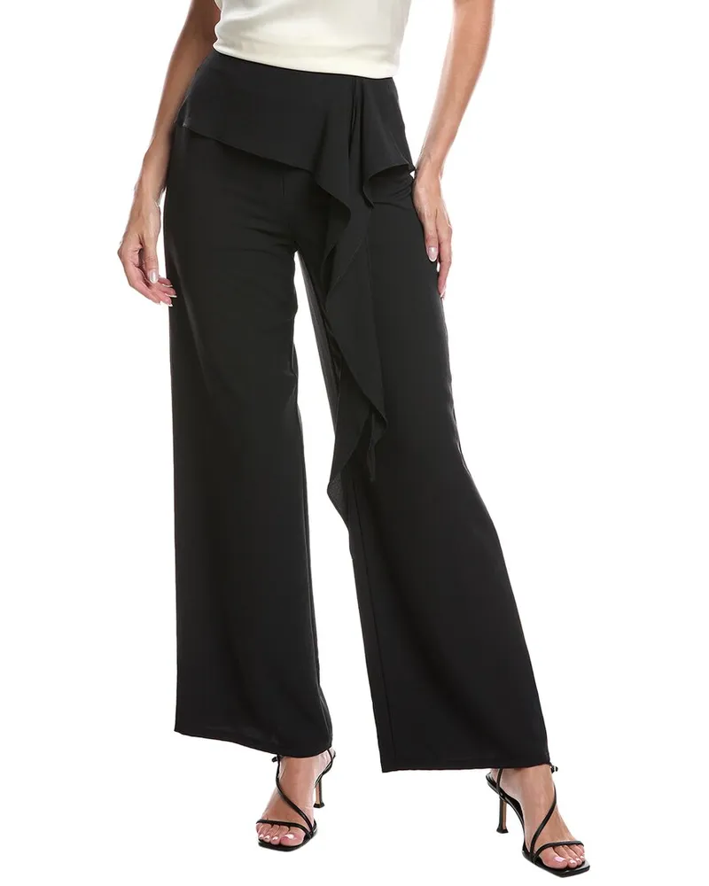 Joseph Ribkoff Draped Tie Waist Pant Black