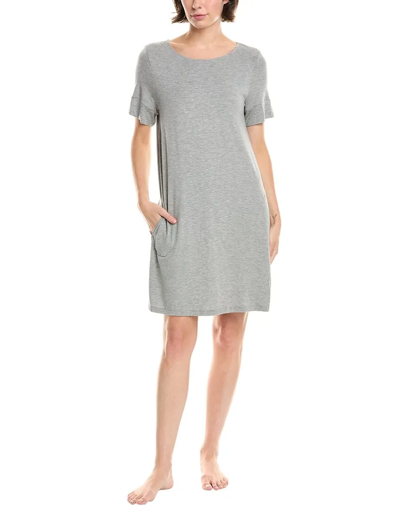 Hanro Soft Round Neck Nightgown Grey