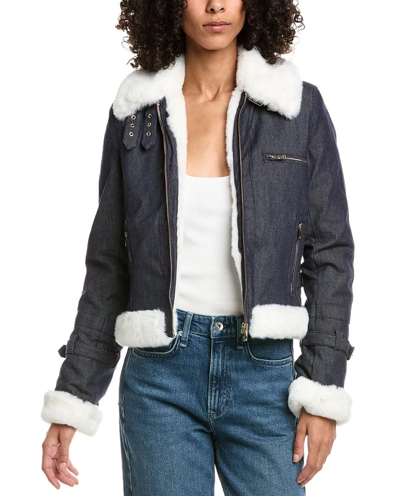 GENERATION LOVE Jude Denim Combo Jacket Blue