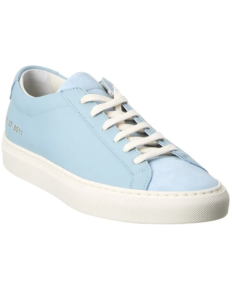 Common Projects Original Achilles Leather & Suede Sneaker Blue