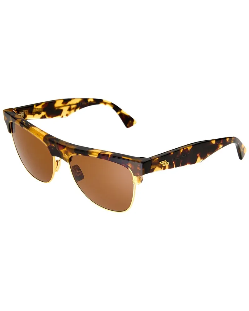 Bottega Veneta Unisex BV1003S 55mm Sunglasses Brown