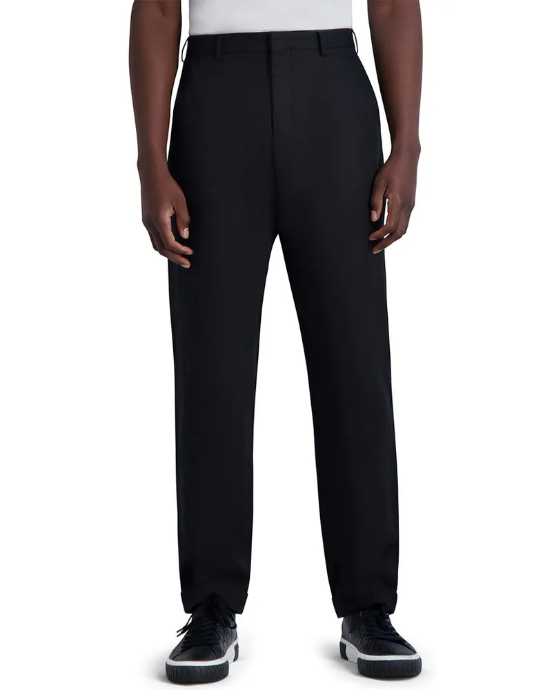 Karl Lagerfeld Linen-Blend Pant Nocolor