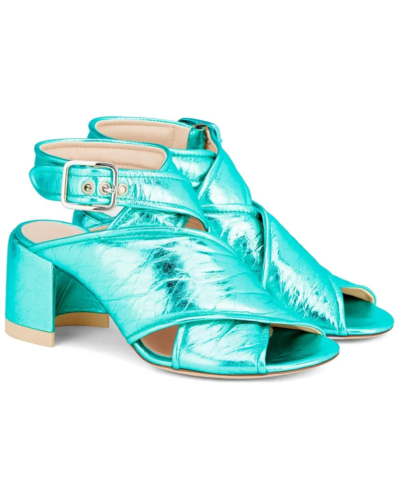 Attilio Giusti Leombruni Moon Cross Leather Sandal Nocolor