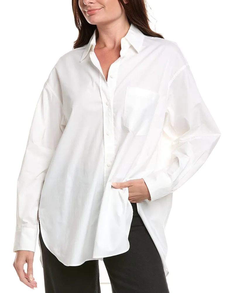 Rag & Bone Max Boyfriend Shirt White