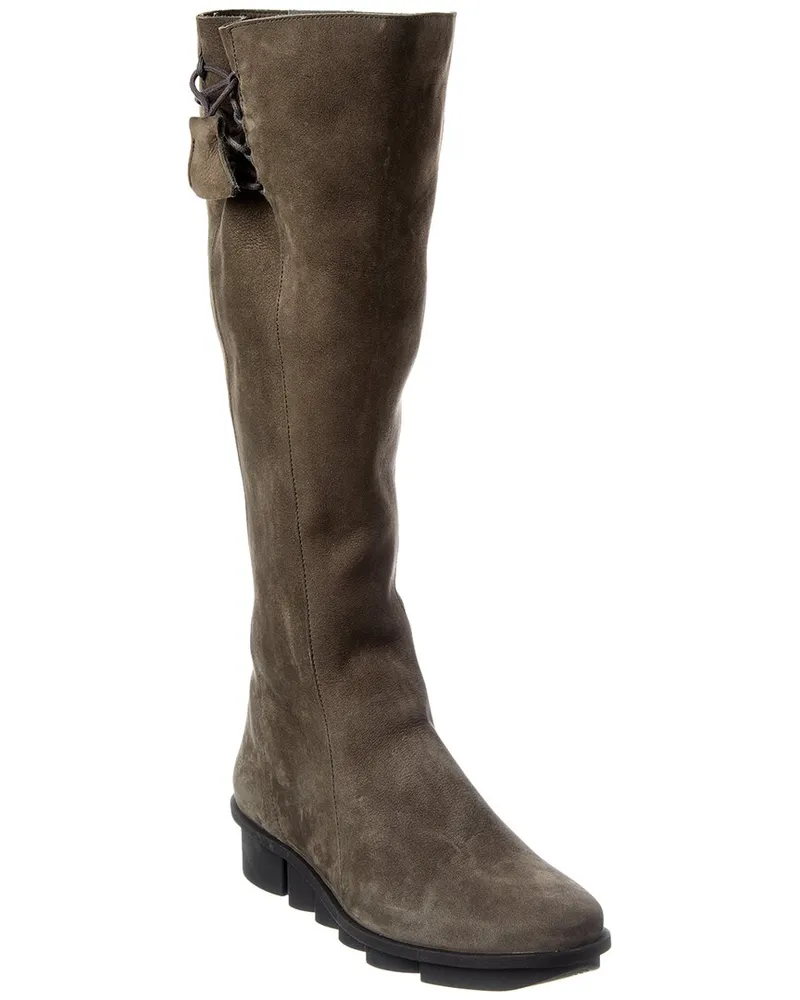 Arche Skaola Leather Knee-High Boot Grey