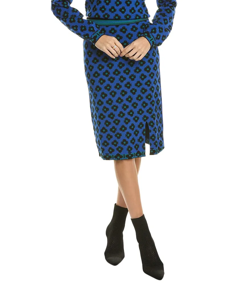 Diane von Furstenberg Gusta Wool-Blend Pencil Skirt Nocolor