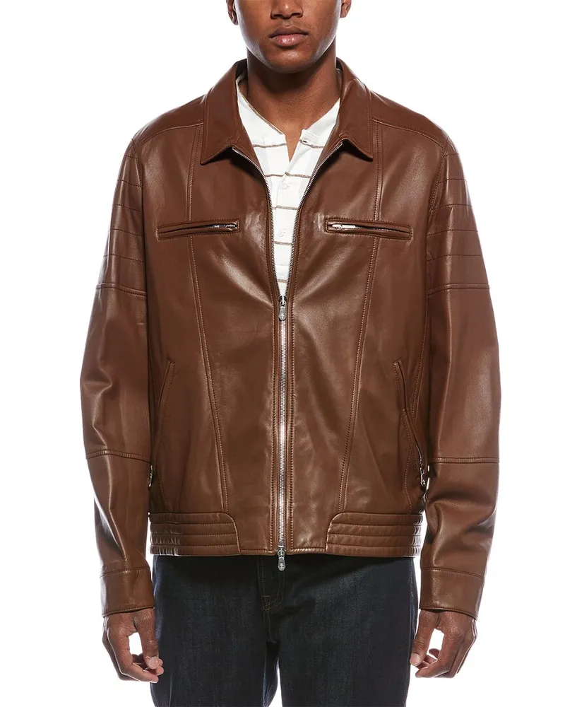 Brunello Cucinelli Leather Jacket Nocolor