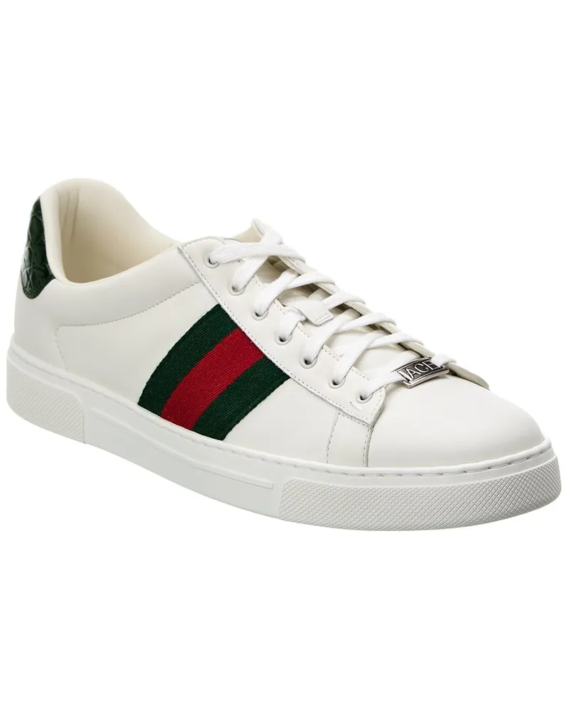 Gucci Ace Leather Sneaker White