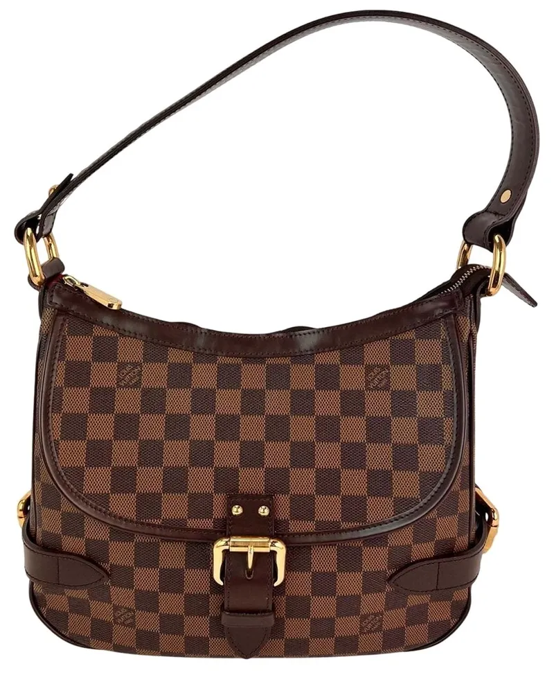 Louis Vuitton Brown Damier Ebene Highbury Shoulder Bag (Authentic Pre-Loved Nocolor