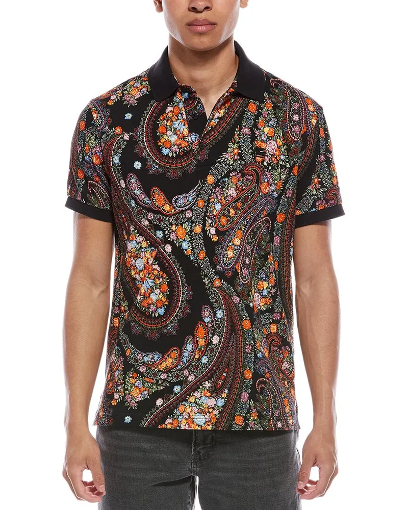 Etro Roma Polo Shirt Black