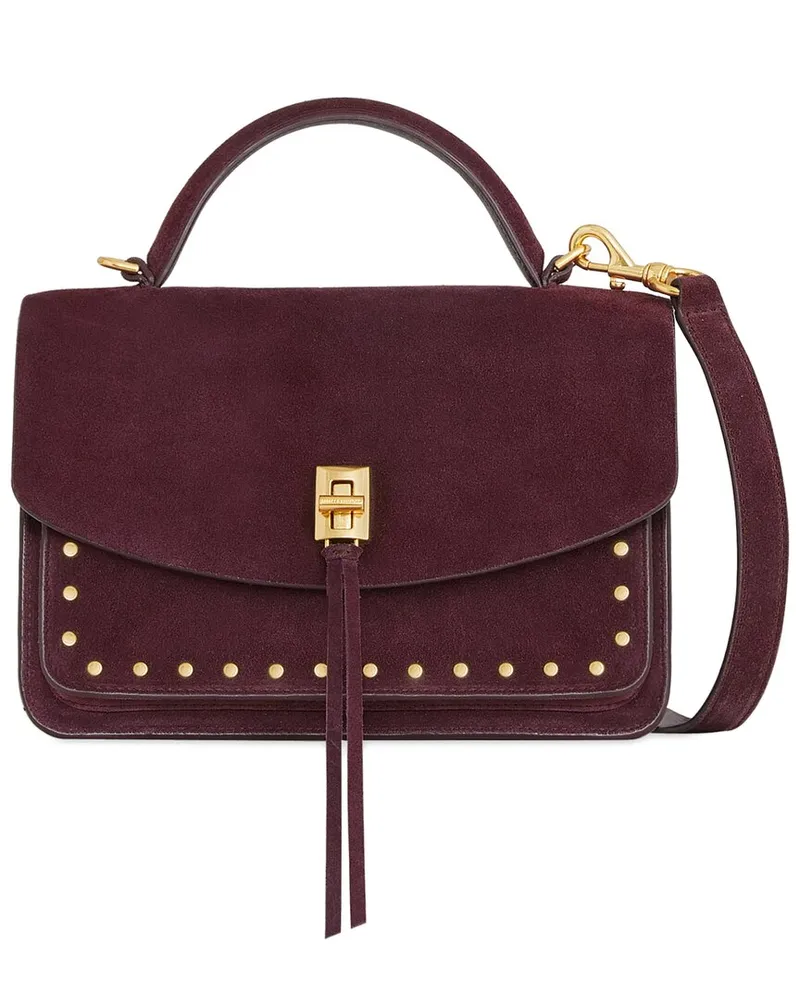 Rebecca Minkoff Darren Small Leather Messenger Bag Red
