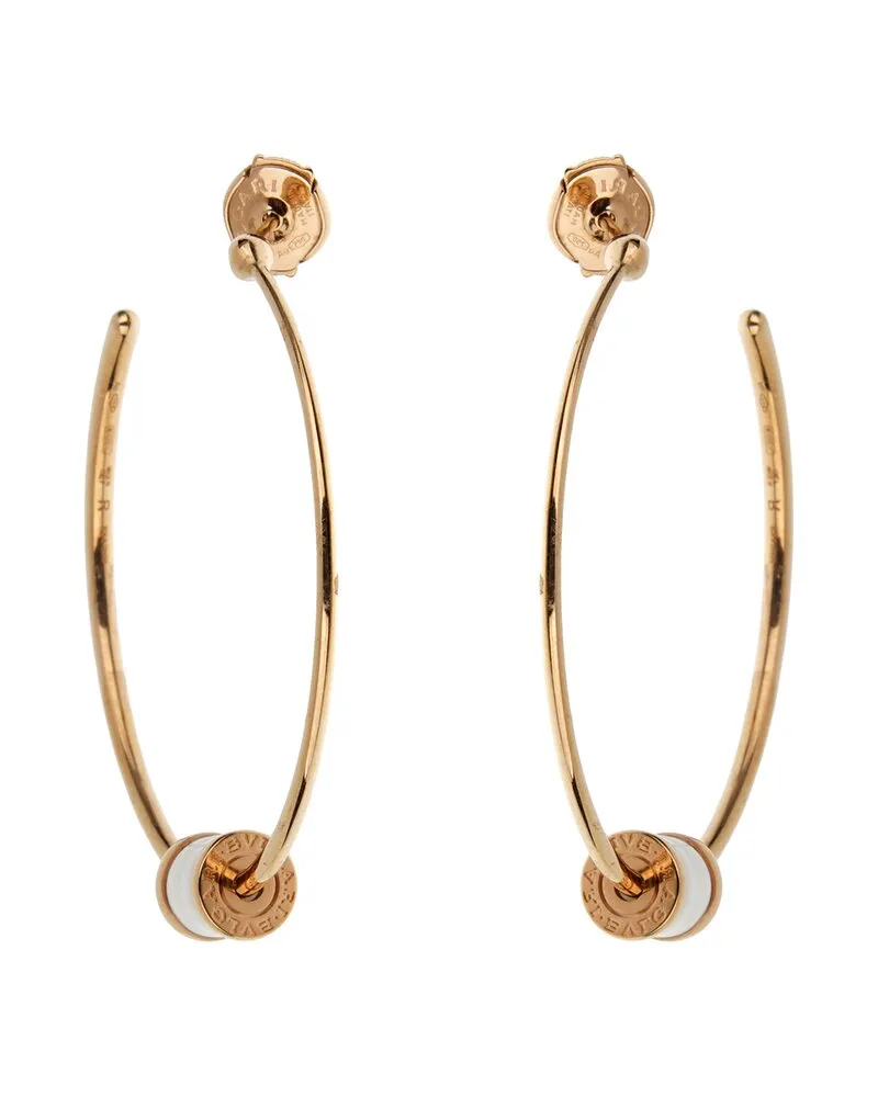 Bulgari 18K Hoops (Authentic Pre-Loved Nocolor