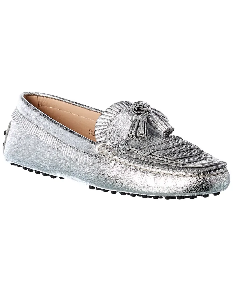 TOD'S TOD’s Metallic Leather Loafer Nocolor