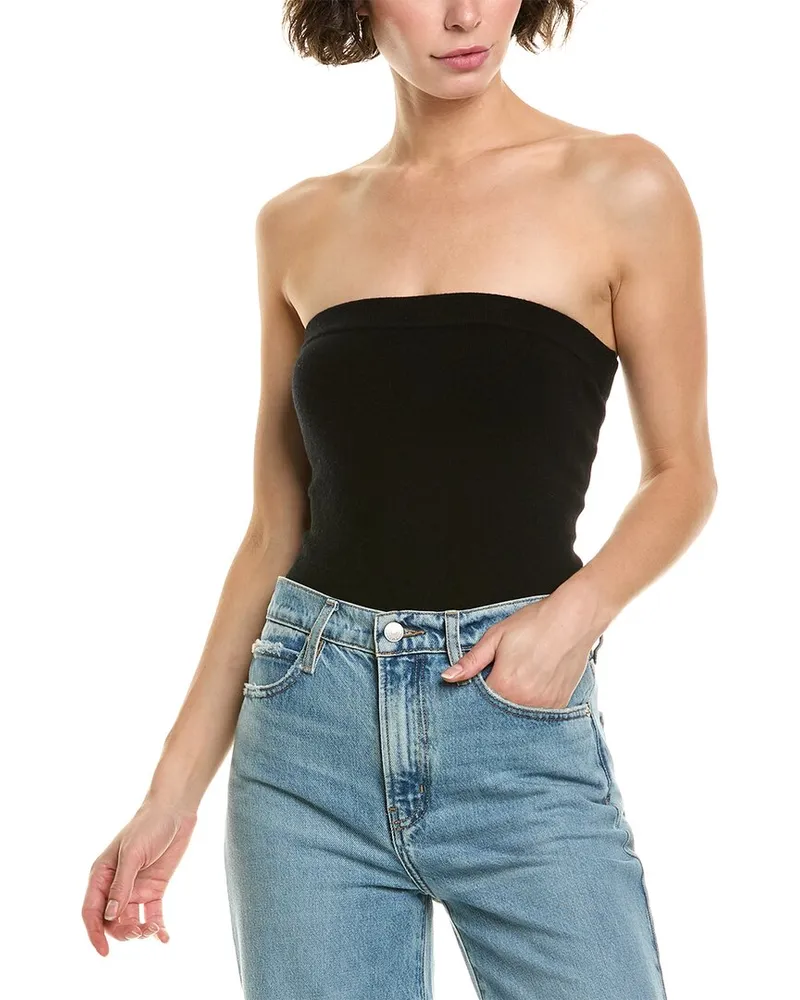 Michael Kors Cashmere-Blend Bodysuit Black