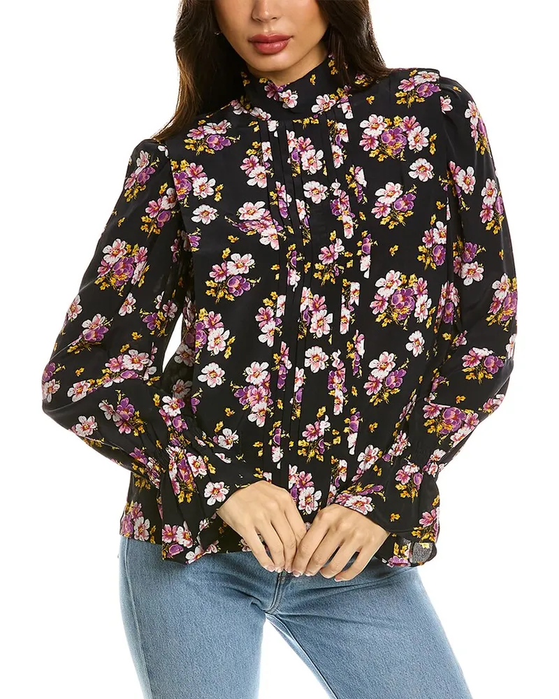 Zadig & Voltaire Tabbi Silk Top Black