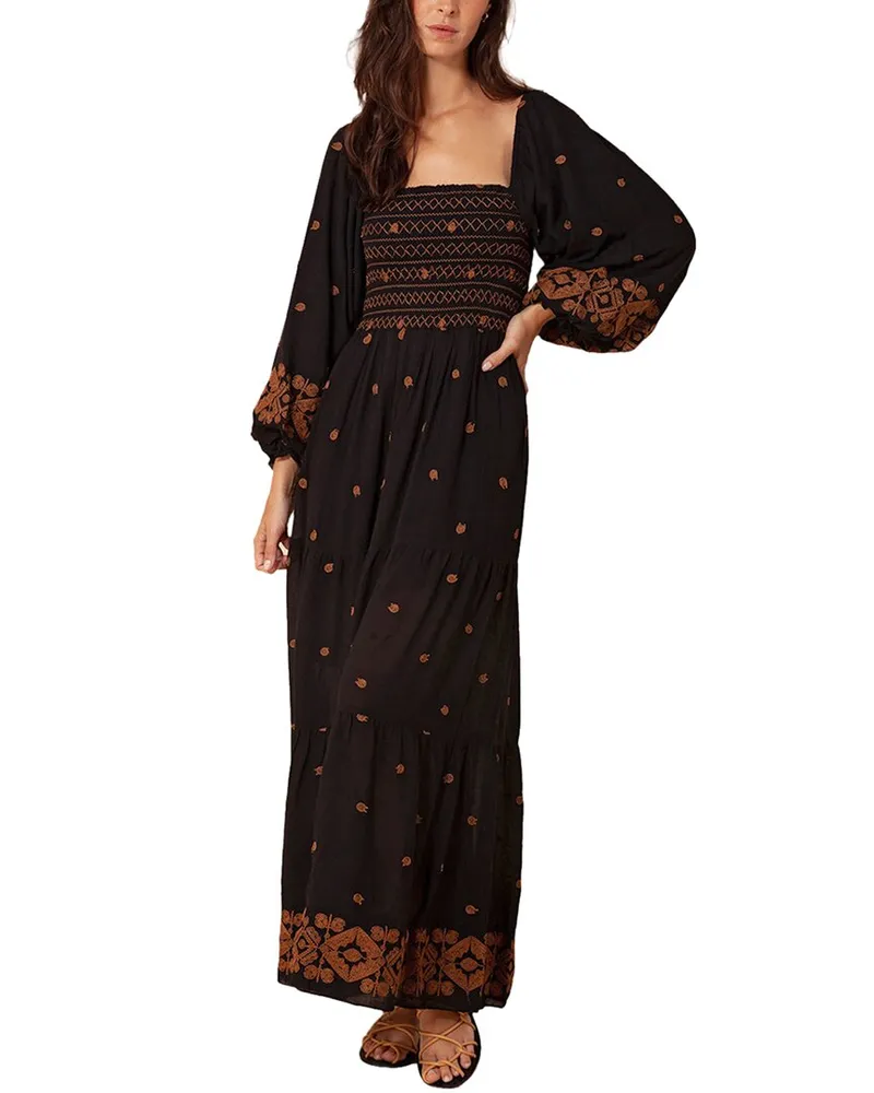 Hale Bob Maxi Dress Black