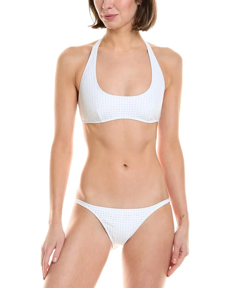 Lisa Marie Fernandez 2pc KK Bikini Set Blue