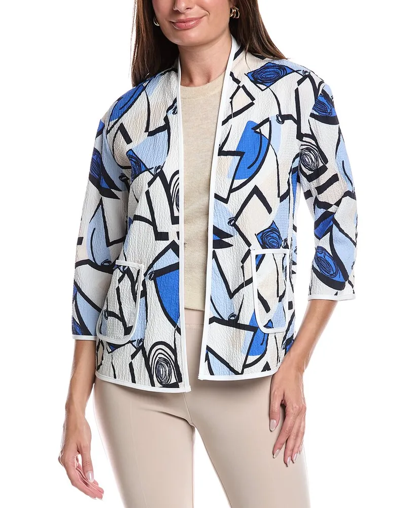 Joseph Ribkoff Textured Jacket White
