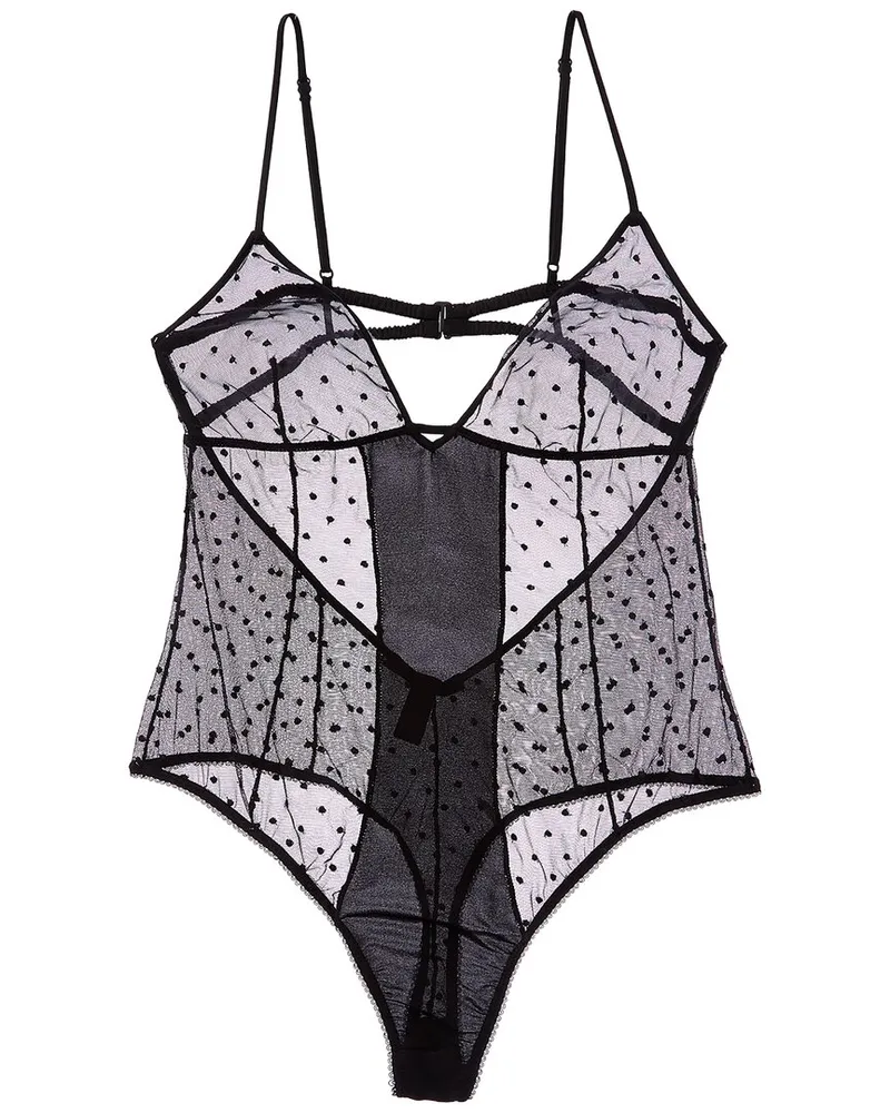 Kiki De Montparnasse Merci Bodysuit Black