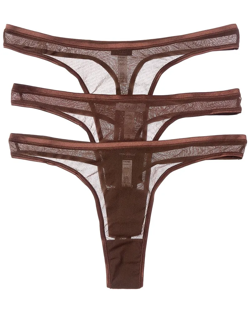 Cosabella 3pk Soire Confidence Classic Thong Nocolor