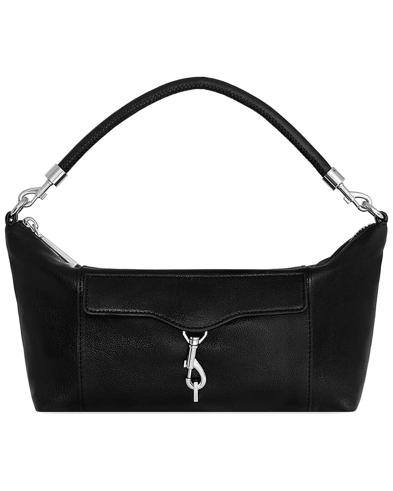 Rebecca Minkoff M.A.B. Nano Leather Shoulder Bag Black