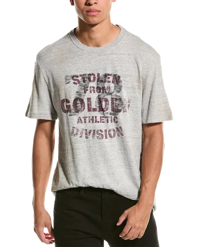 Golden Goose Vintage Printed T-Shirt Grey