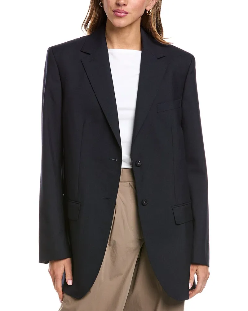 Officine Generale Officine Generale Rianne Wool Jacket Blue