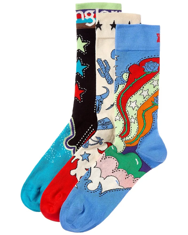Happy Socks Wrangler Wrangled Gift Set Nocolor