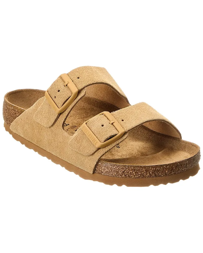 Birkenstock Arizona Suede Sandal Brown