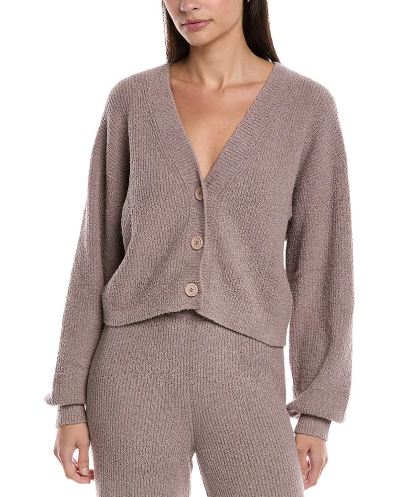Nation Ltd Bo Balloon Sleeve Cardigan Pink