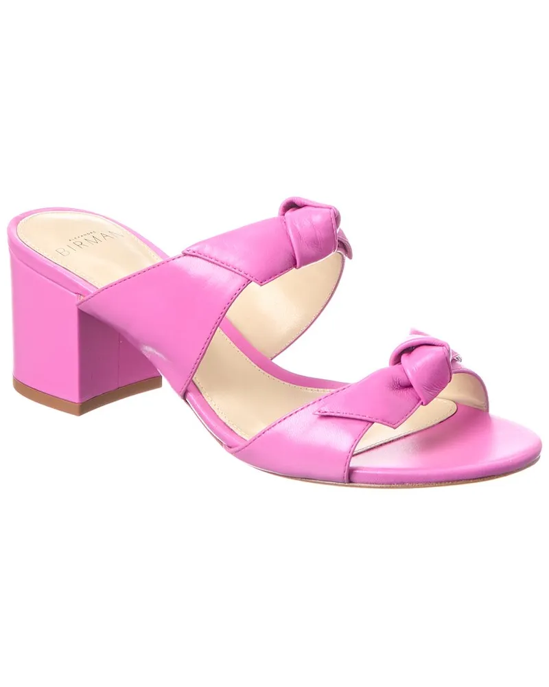 Alexandre Birman Nolita 60 Leather Sandal Pink