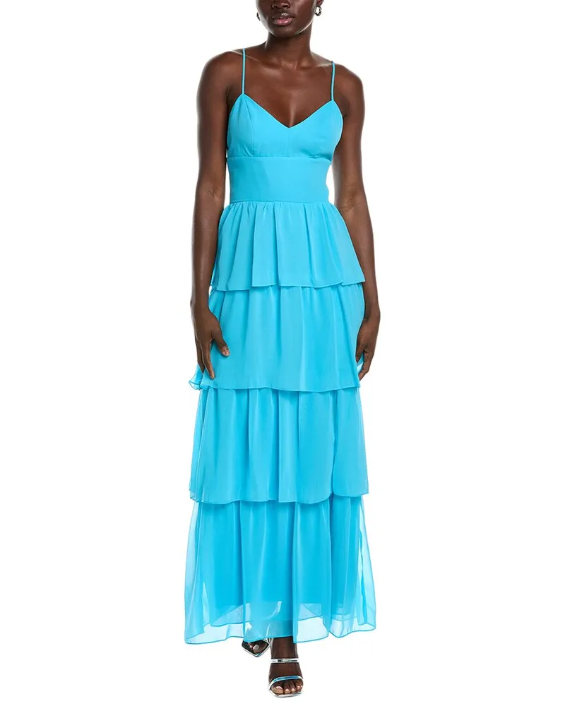 Amanda Uprichard Thaddea Maxi Dress Pink
