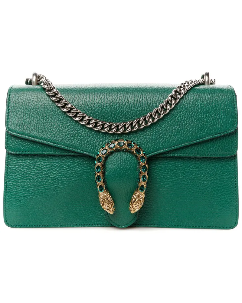 Gucci Emerald Calfskin Leather Small Dionysus Shoulder Bag (Authentic Pre-  Loved Nocolor