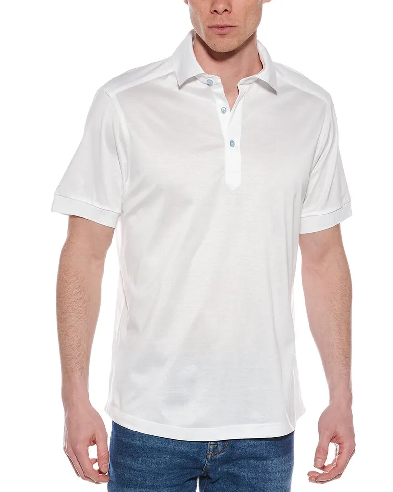 Eton Contemporary Fit Polo Shirt White