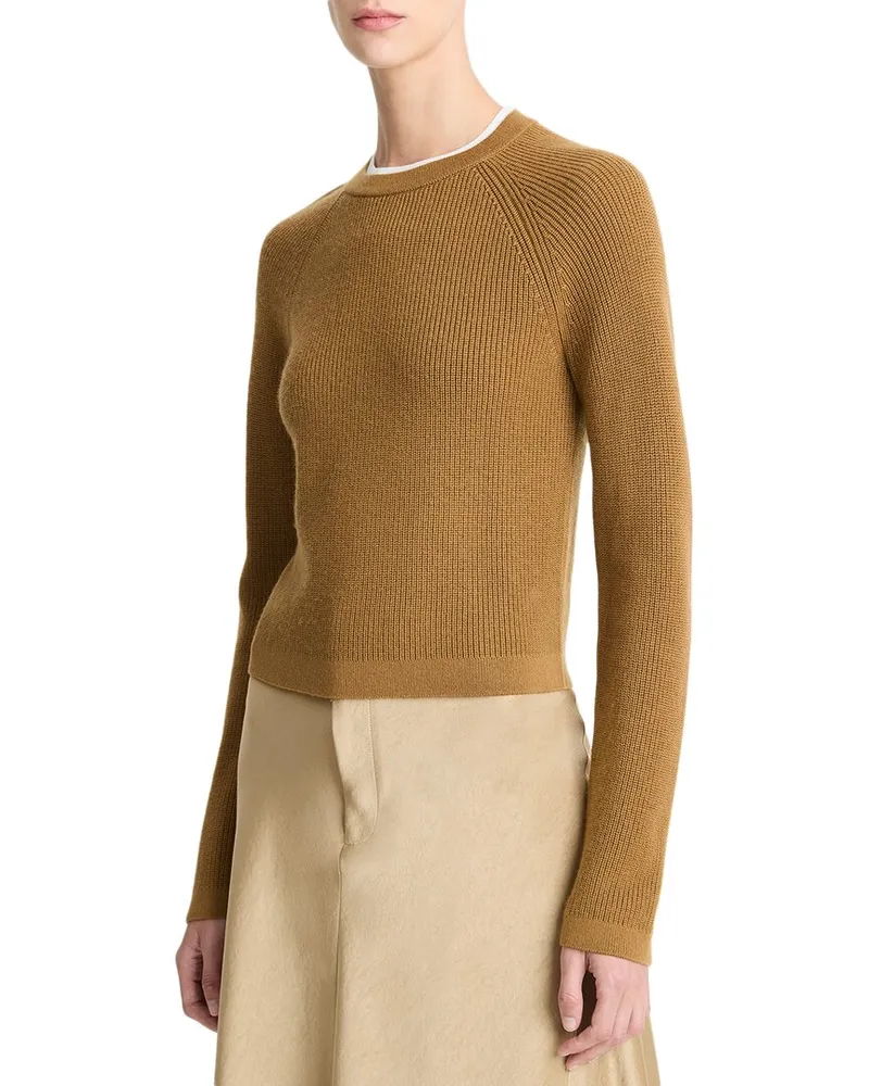 Vince Contrast Color Cashmere-Blend Pullover Nocolor
