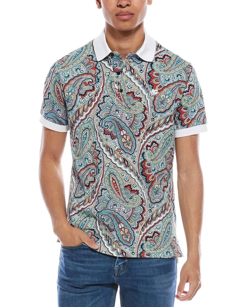 Etro Roma Polo Shirt Blue