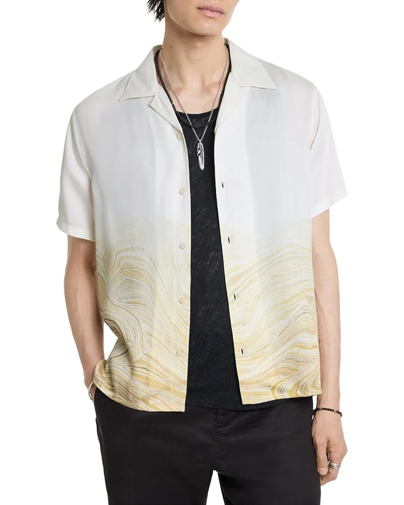 John Varvatos Dan Camp Collar Shirt Nocolor