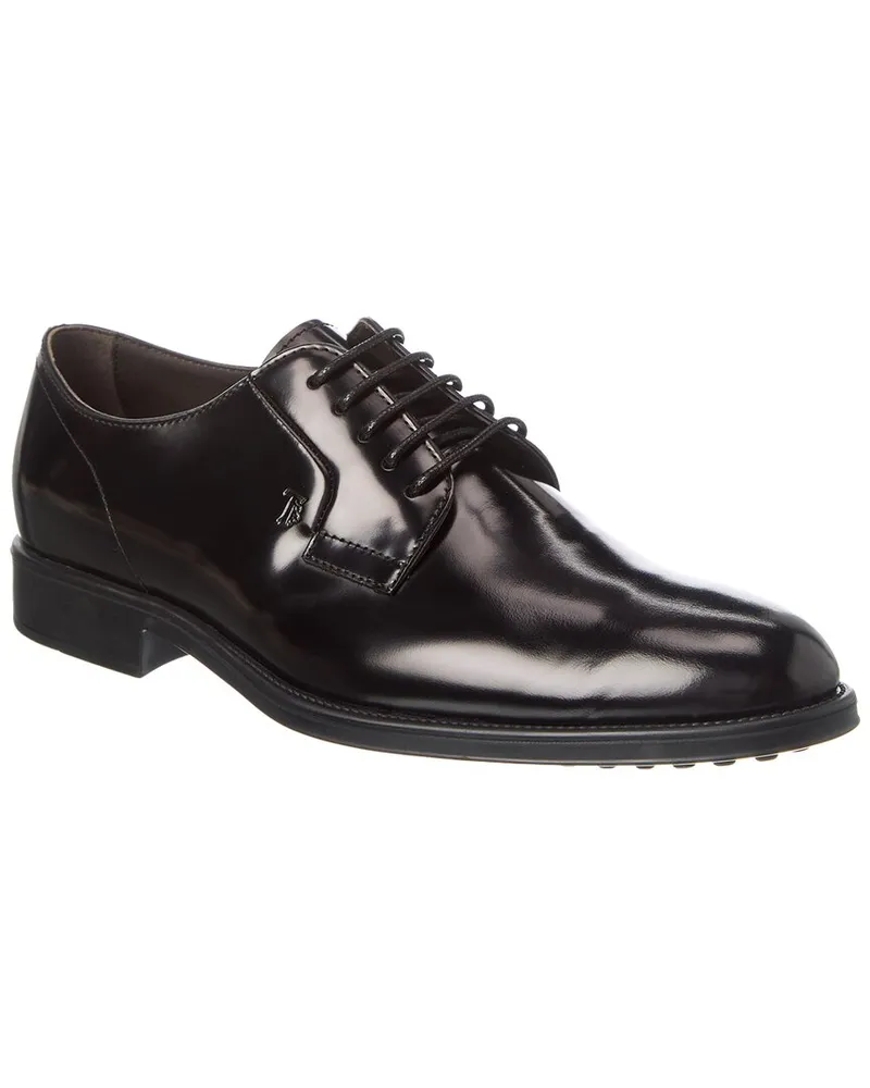 TOD'S Leather Oxford Black
