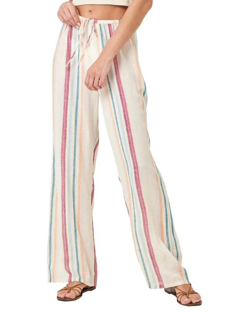 L*Space Lily Linen-Blend Pant Nocolor