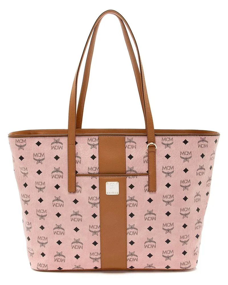 MCM Brown Visetos Anya Medium Shopper Tote (Authentic Pre-Loved Nocolor